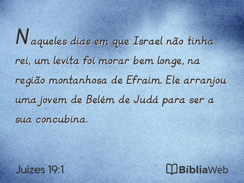 Juízes 19:1 em imagem para compartilhar