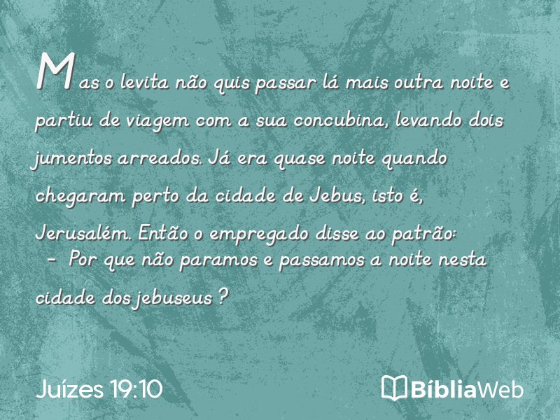 Juízes 19:10 em imagem para compartilhar