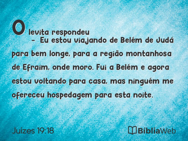 Juízes 19:18 em imagem para compartilhar