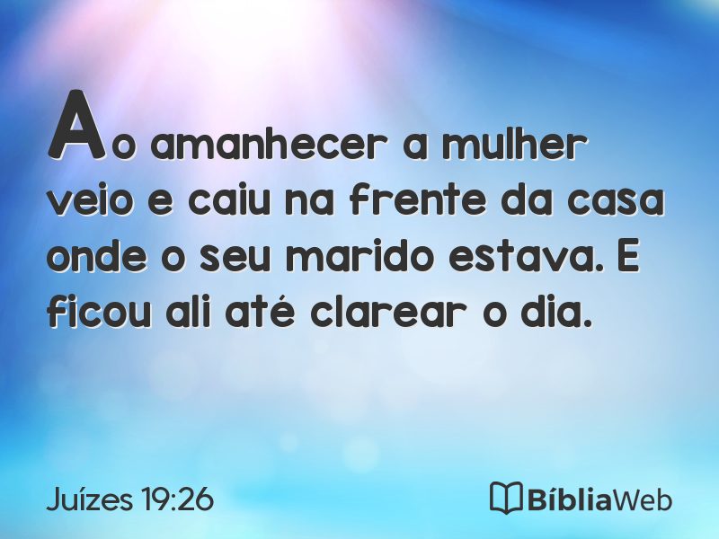 Juízes 19:26 em imagem para compartilhar