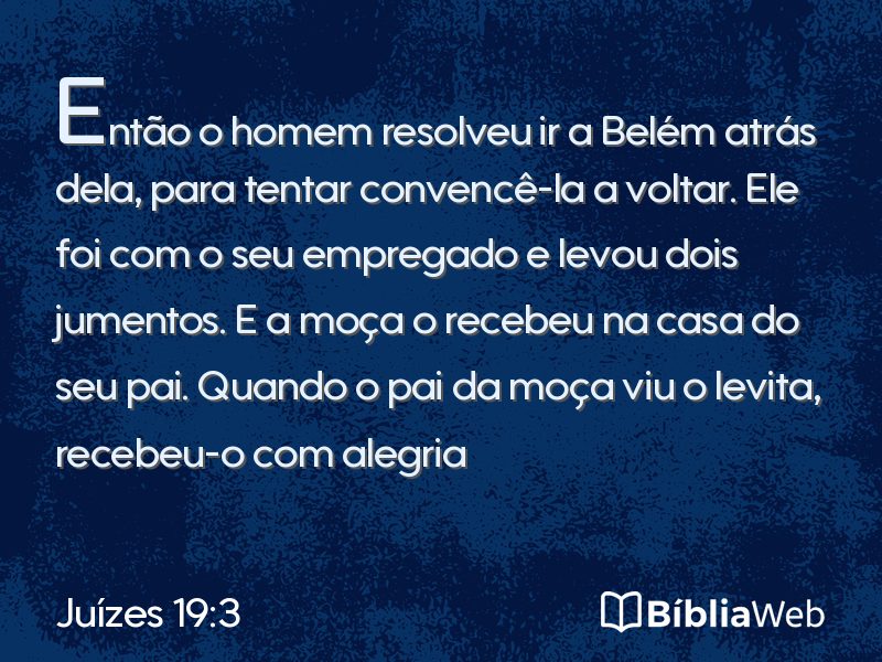 Juízes 19:3 em imagem para compartilhar