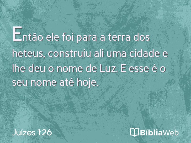 Juízes 1:26 em imagem para compartilhar