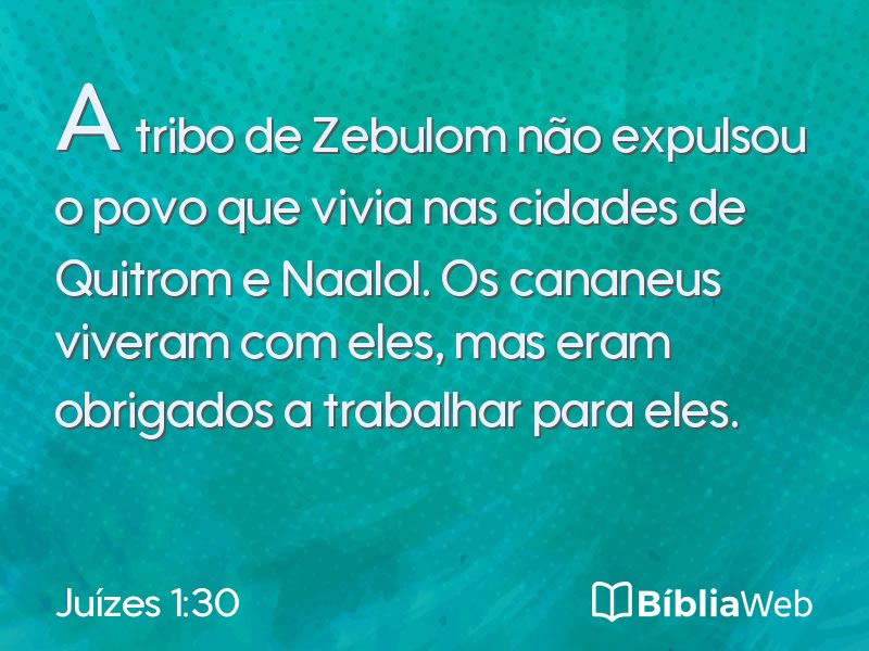 Juízes 1:30 em imagem para compartilhar