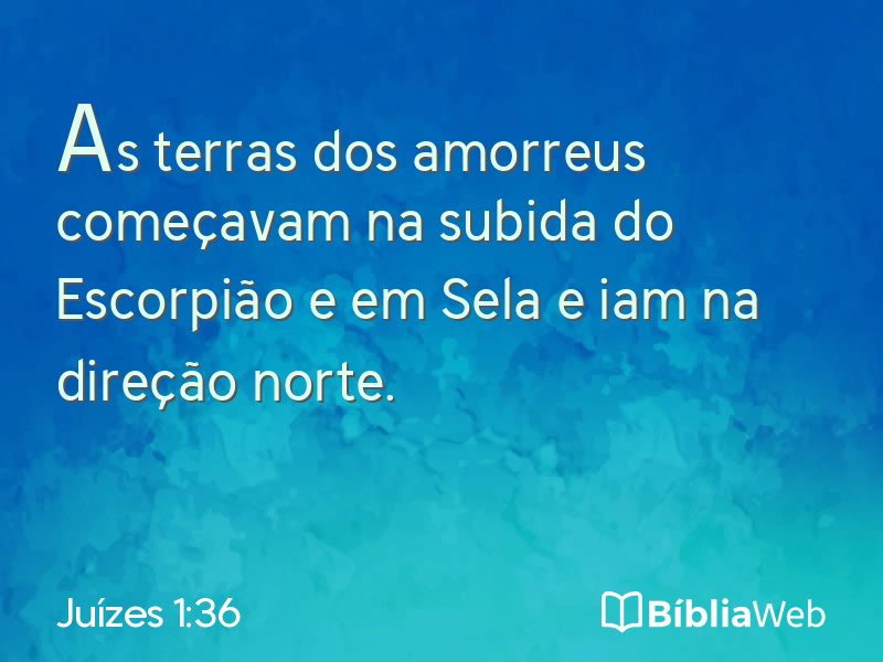 Juízes 1:36 em imagem para compartilhar