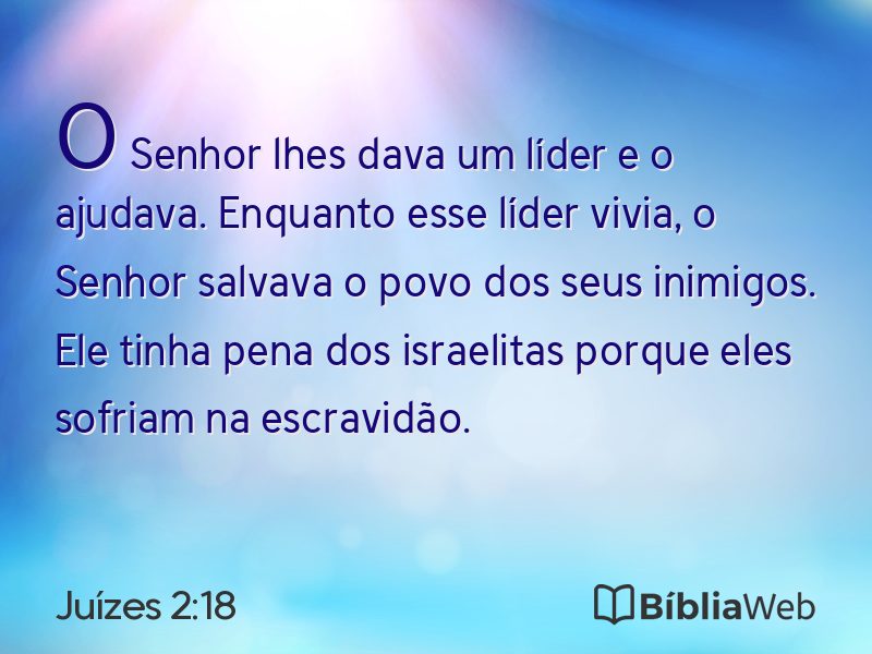 Juízes 2:18 em imagem para compartilhar