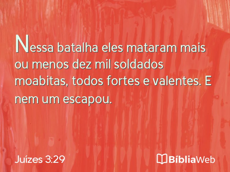 Juízes 3:29 em imagem para compartilhar
