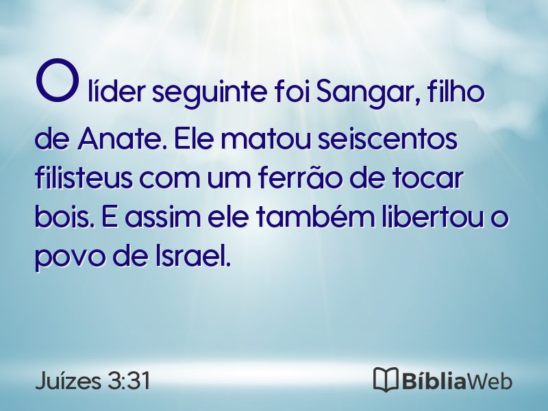 Juízes 3:31 em imagem para compartilhar