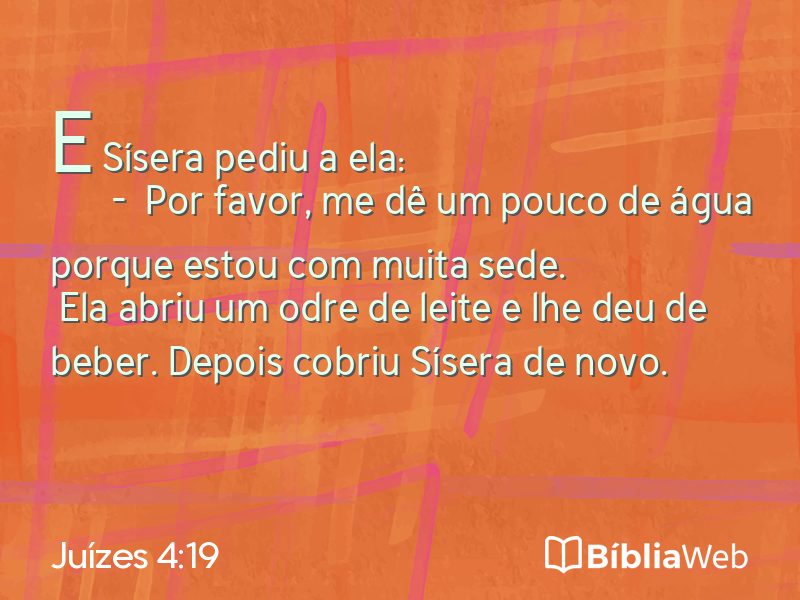 Juízes 4:19 em imagem para compartilhar