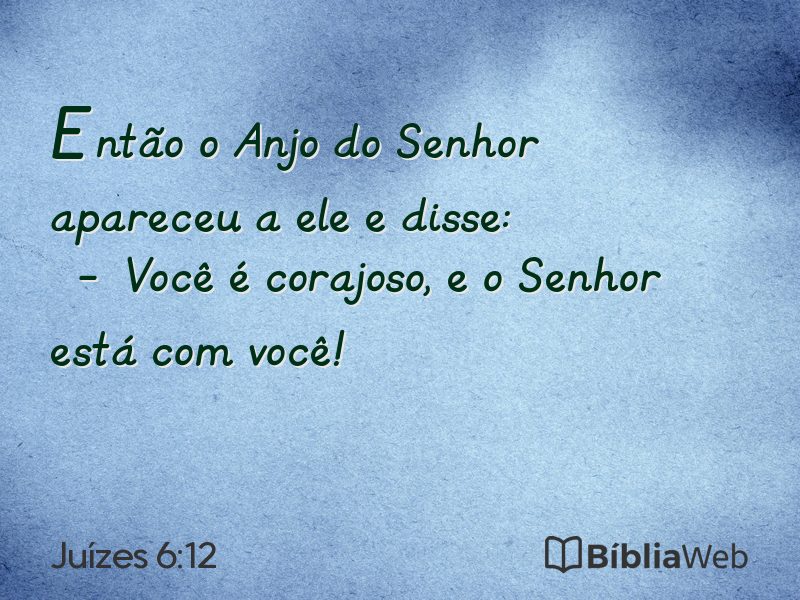 Juízes 6:12 em imagem para compartilhar