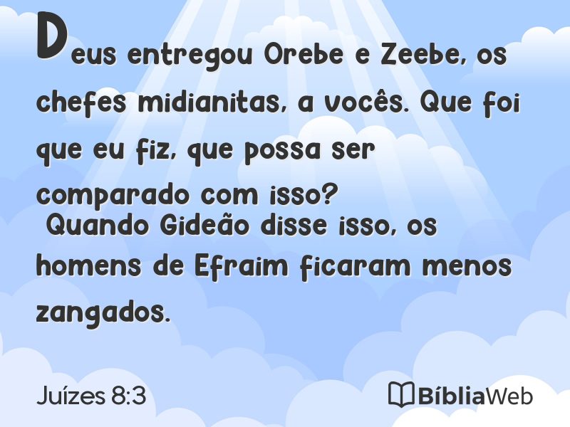 Juízes 8:3 em imagem para compartilhar