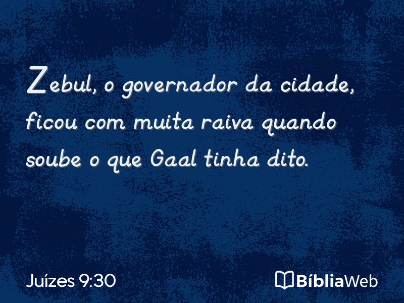 Juízes 9:30 em imagem para compartilhar