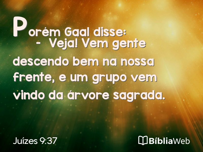 Juízes 9:37 em imagem para compartilhar