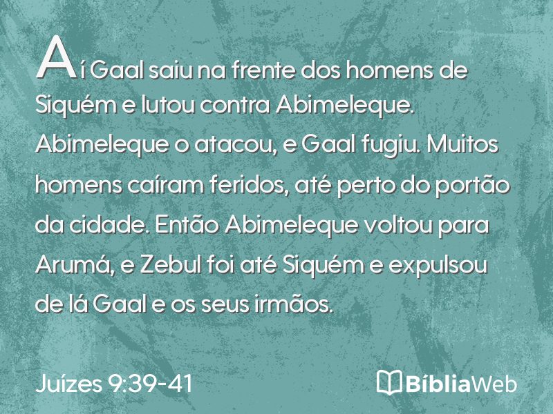 Juízes 9:39-41 em imagem para compartilhar