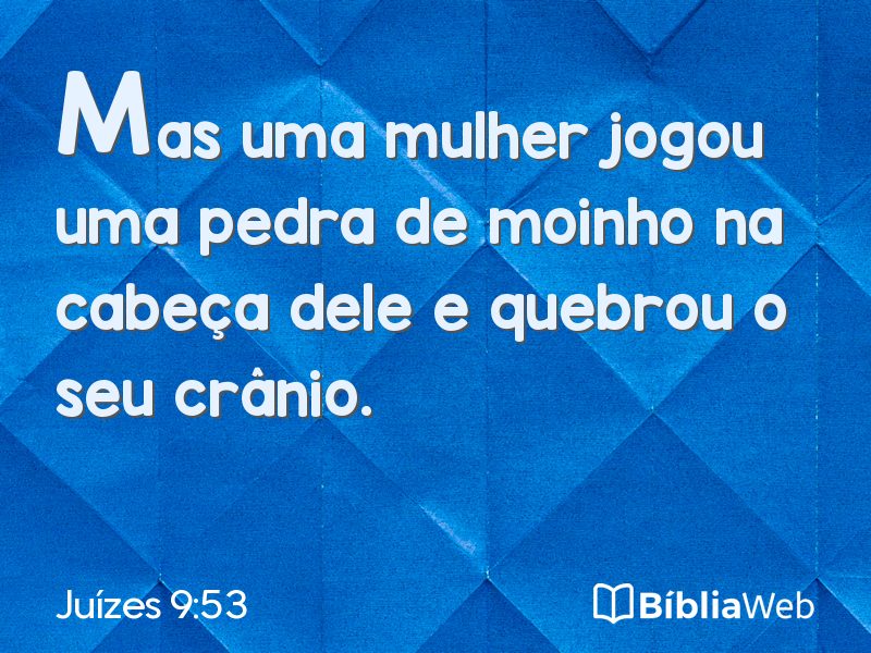 Juízes 9:53 em imagem para compartilhar