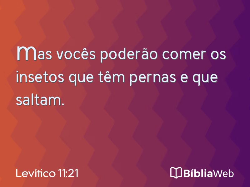 Levítico 11:21 em imagem para compartilhar