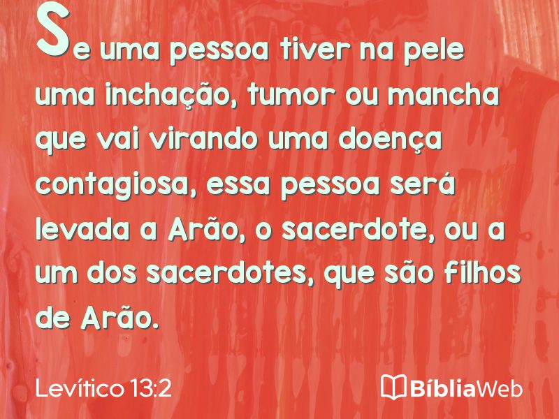 Levítico 13:2 em imagem para compartilhar