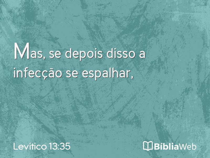 Levítico 13:35 em imagem para compartilhar