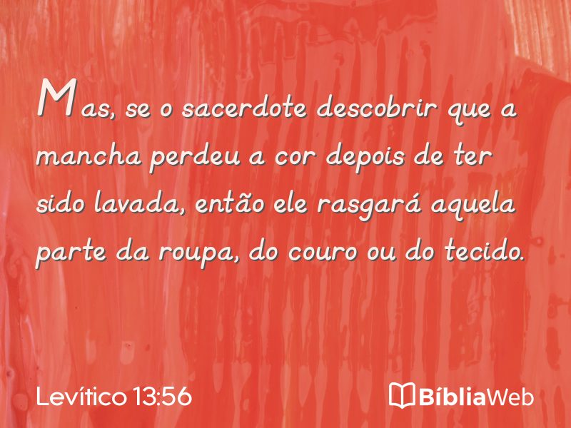 Levítico 13:56 em imagem para compartilhar