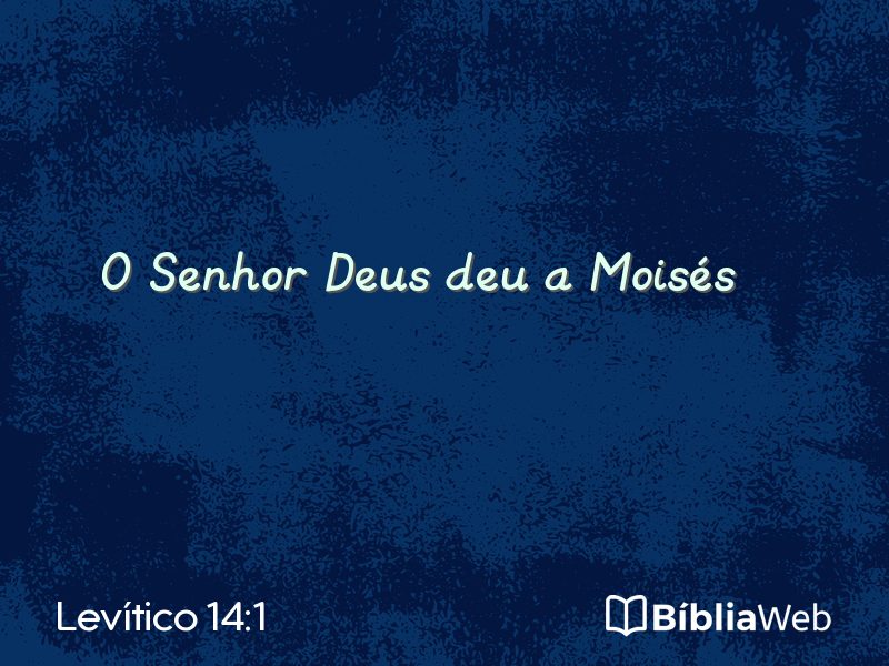 Levítico 14:1 em imagem para compartilhar