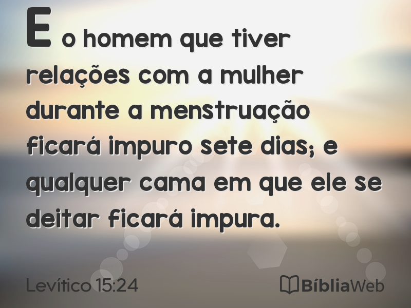 Levítico 15:24 em imagem para compartilhar