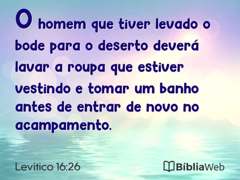 Levítico 16:26 em imagem para compartilhar