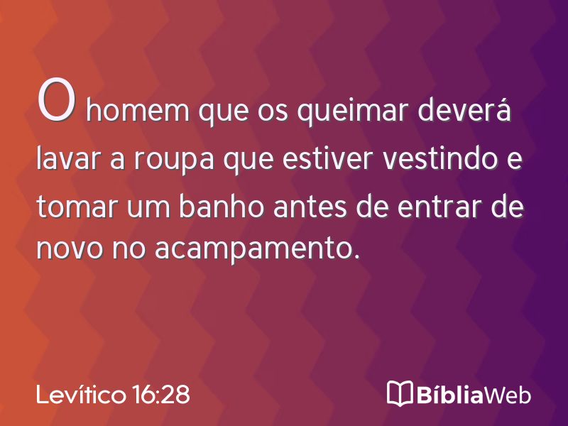Levítico 16:28 em imagem para compartilhar
