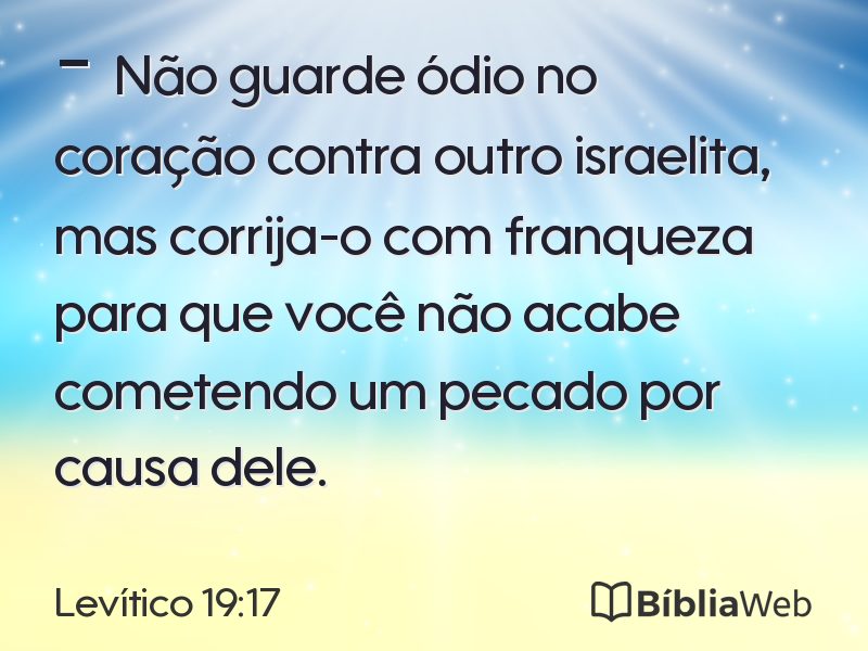 Levítico 19:17 em imagem para compartilhar