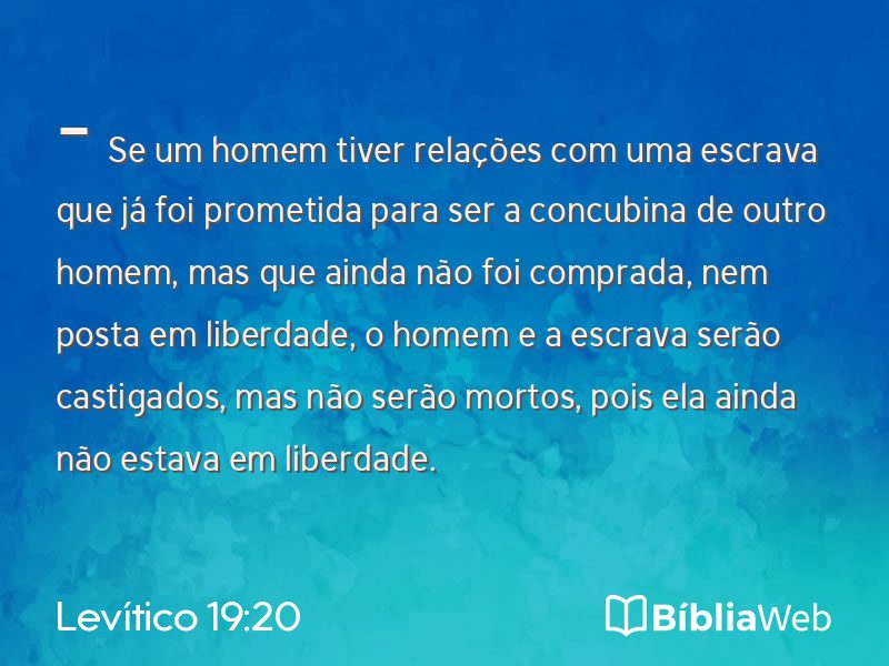 Levítico 19:20 em imagem para compartilhar