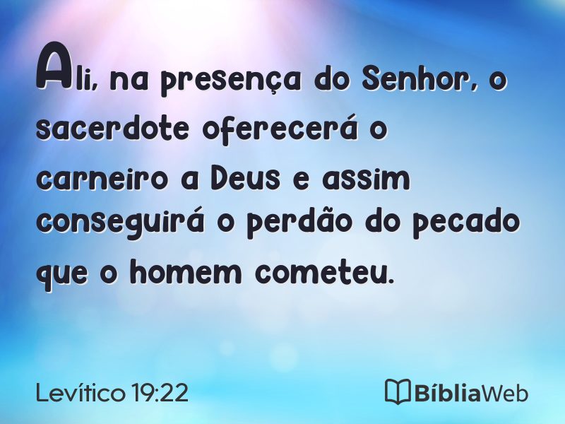 Levítico 19:22 em imagem para compartilhar