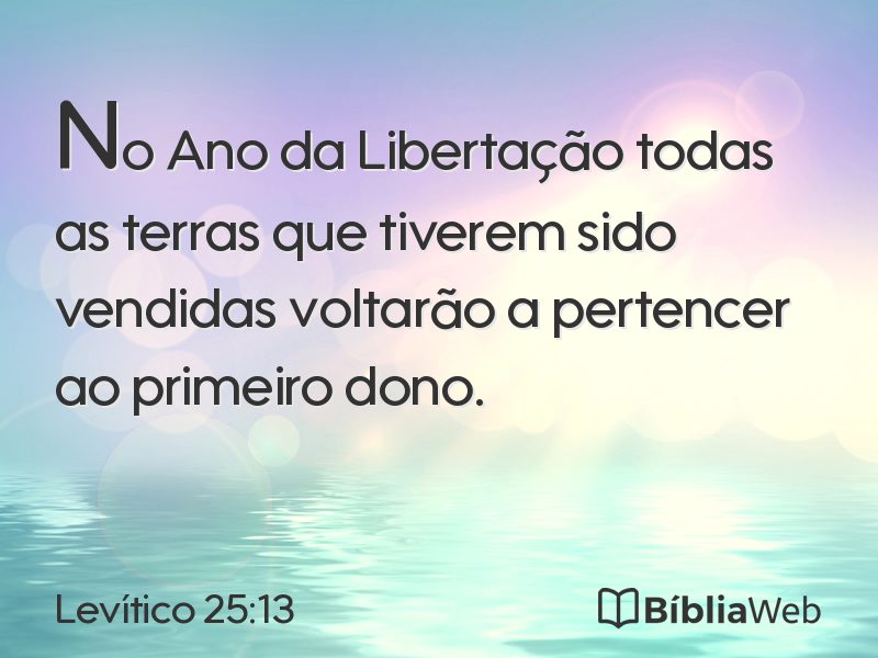 Levítico 25:13 em imagem para compartilhar