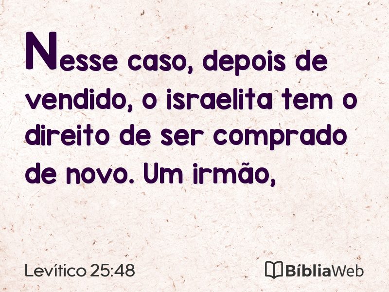 Levítico 25:48 em imagem para compartilhar