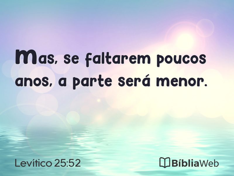 Levítico 25:52 em imagem para compartilhar