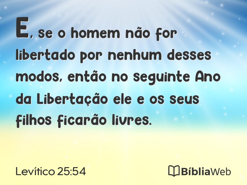 Levítico 25:54 em imagem para compartilhar