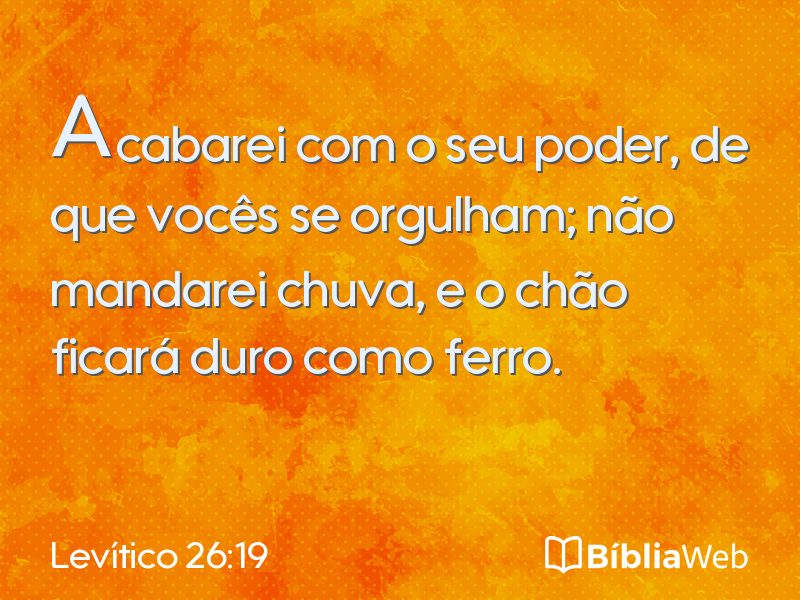 Levítico 26:19 em imagem para compartilhar