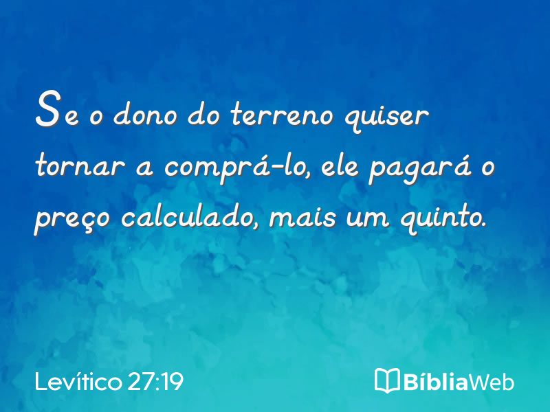 Levítico 27:19 em imagem para compartilhar