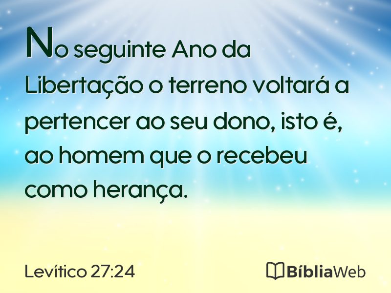 Levítico 27:24 em imagem para compartilhar
