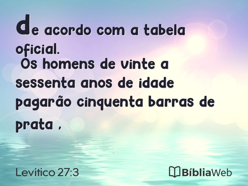 Levítico 27:3 em imagem para compartilhar