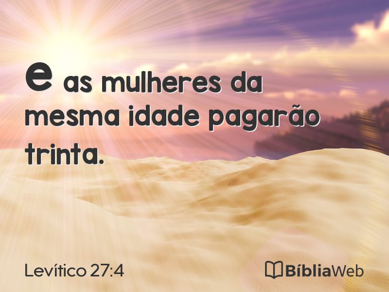 Levítico 27:4 em imagem para compartilhar