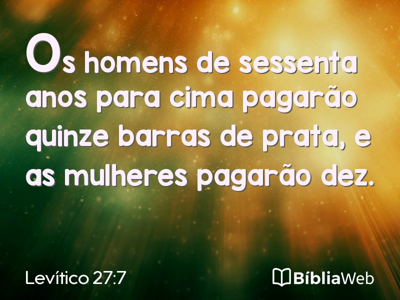 Levítico 27:7 em imagem para compartilhar