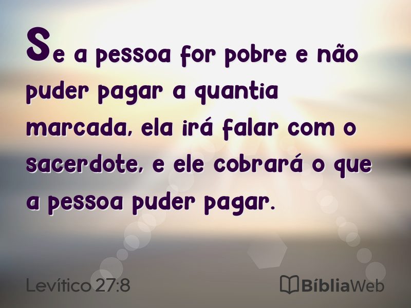 Levítico 27:8 em imagem para compartilhar