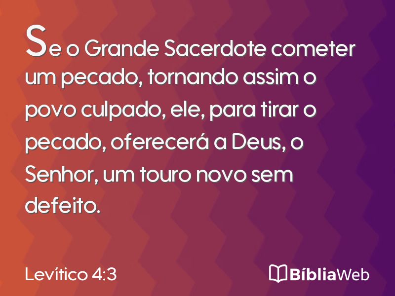 Levítico 4:3 em imagem para compartilhar