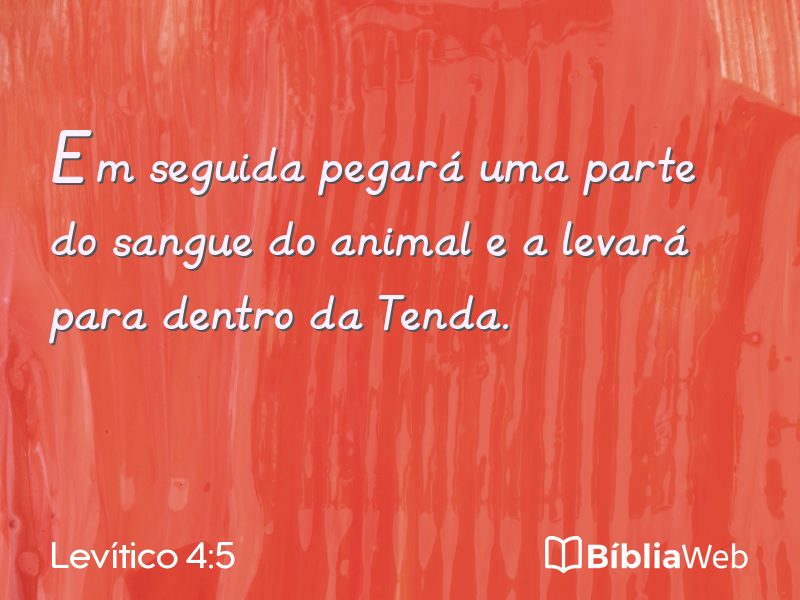 Levítico 4:5 em imagem para compartilhar