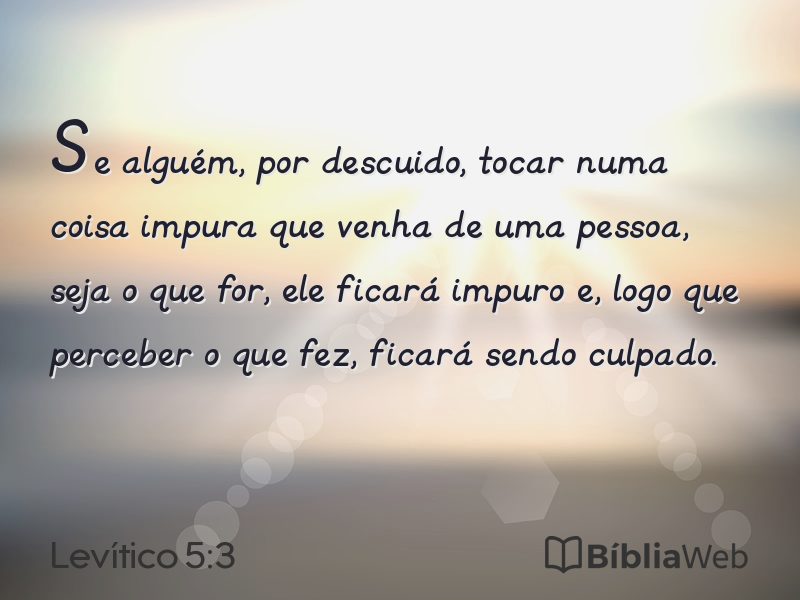 Levítico 5:3 em imagem para compartilhar