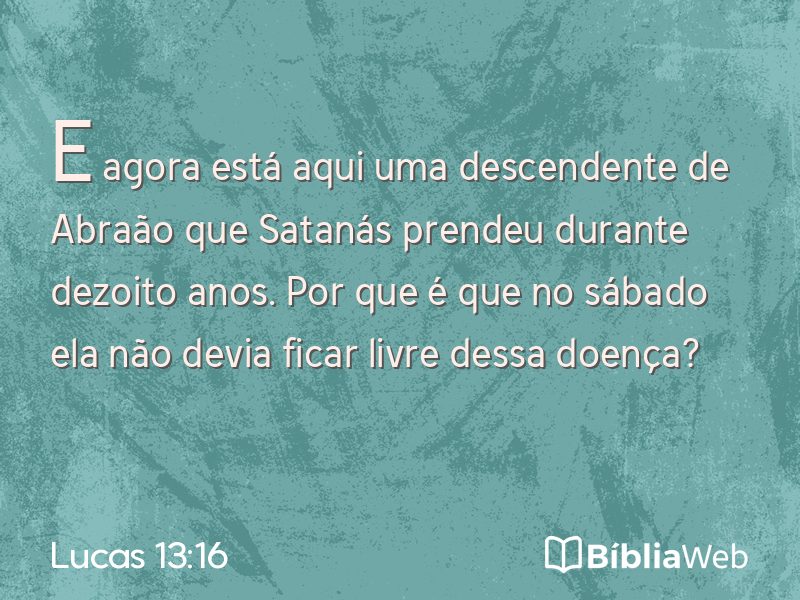 Lucas 13:16 em imagem para compartilhar