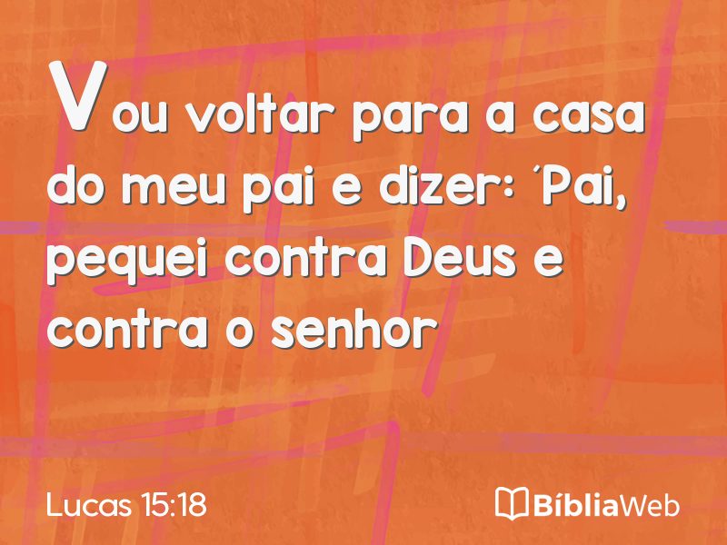 Lucas 15:18 em imagem para compartilhar