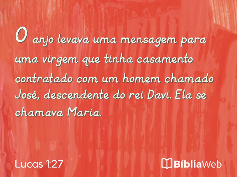 Lucas 1:27 em imagem para compartilhar