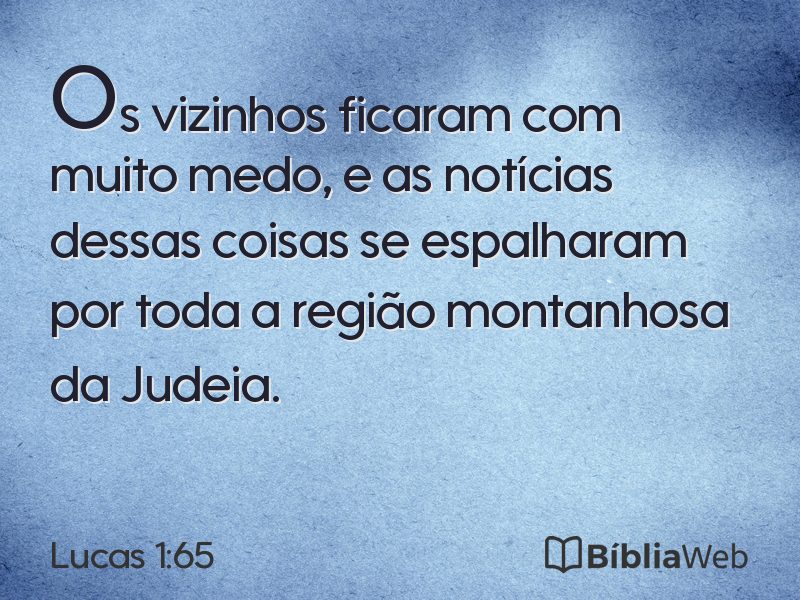 Lucas 1:65 em imagem para compartilhar