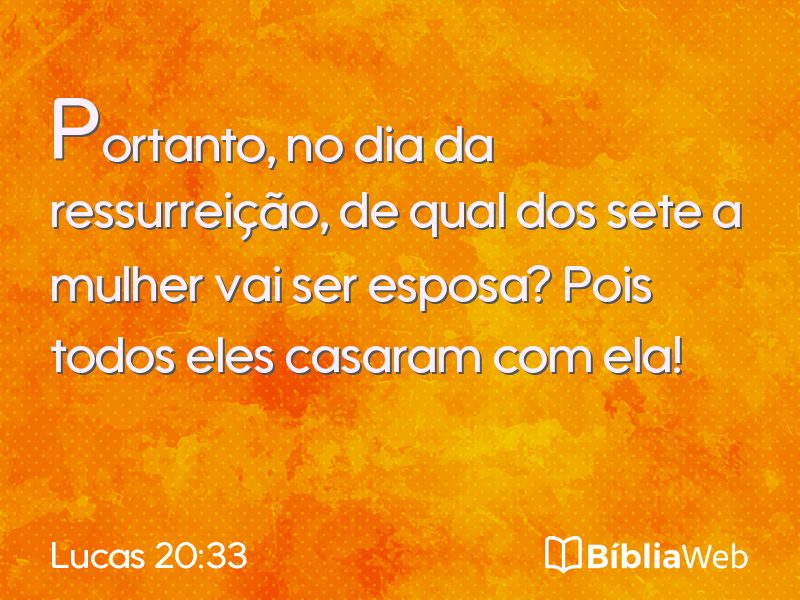 Lucas 20:33 em imagem para compartilhar