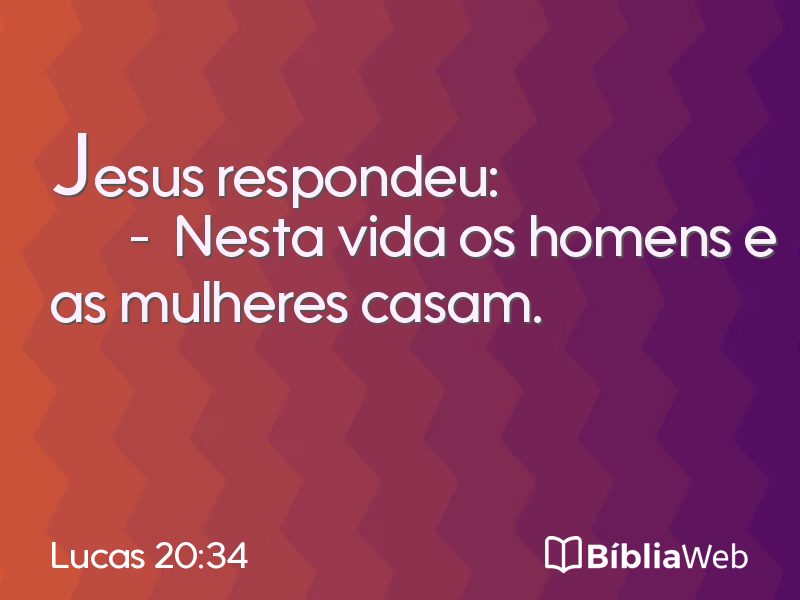 Lucas 20:34 em imagem para compartilhar