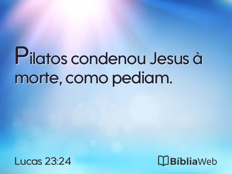 Lucas 23:24 em imagem para compartilhar